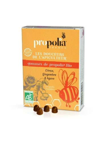 Gommes de propolis Gingembre BIO - Propolia