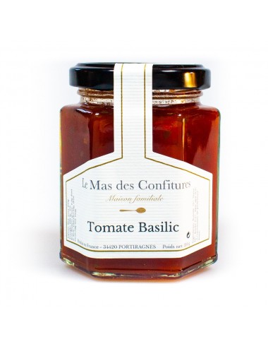 Confiture tomate basilic - Le mas des confitures