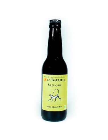 Bière Artisanale La Galéjade - Blonde BIO - Brasserie La Barbaude
