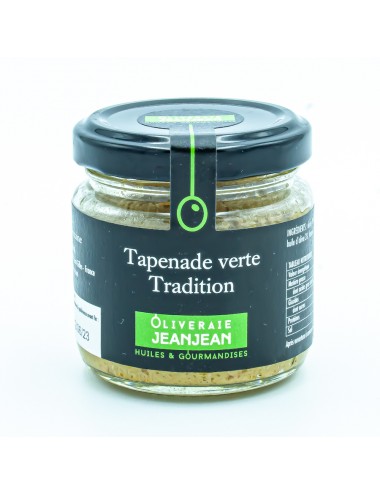 Tapenade verte tradition 85g oliveraie Jeanjean