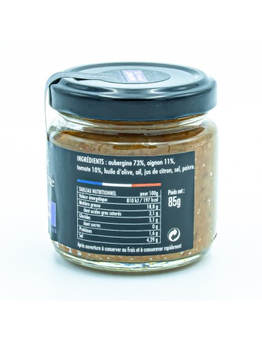 Caviar d’aubergine 85g - 100% naturel - Domaine Jeanjean