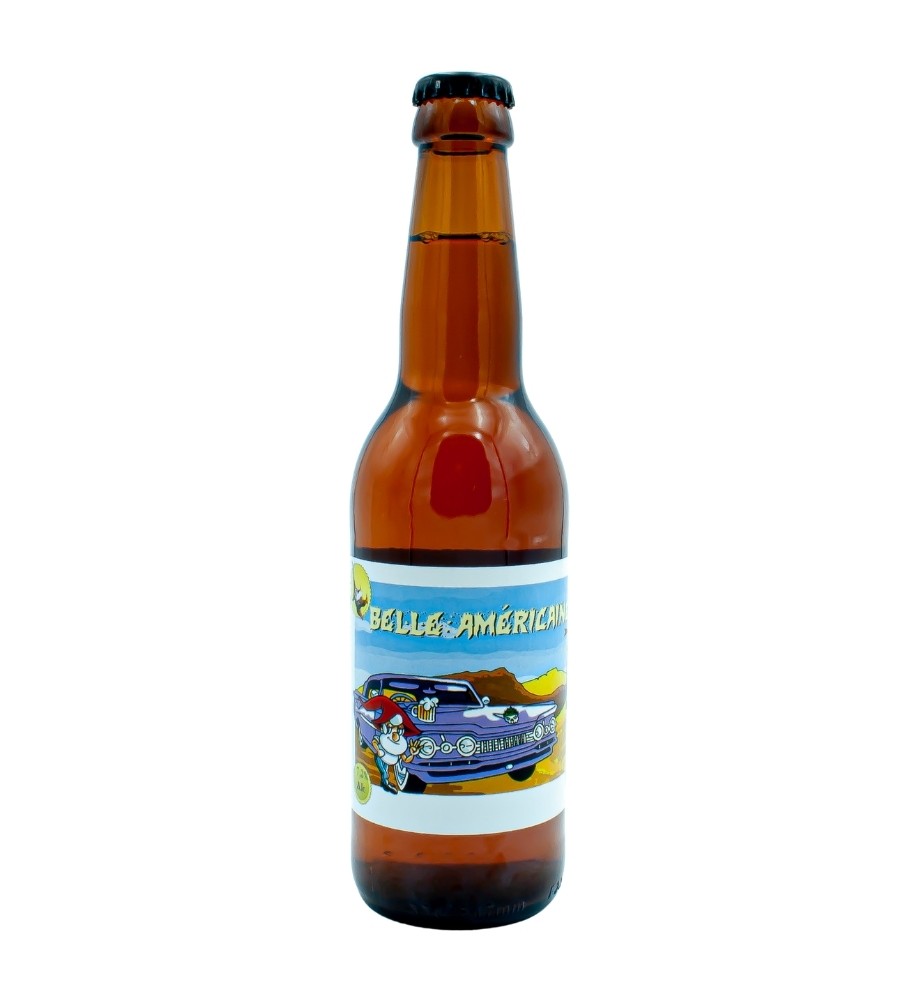 Bière Bio Blonde artisanale Belle Américaine 33cl - Brasserie des Garrigues