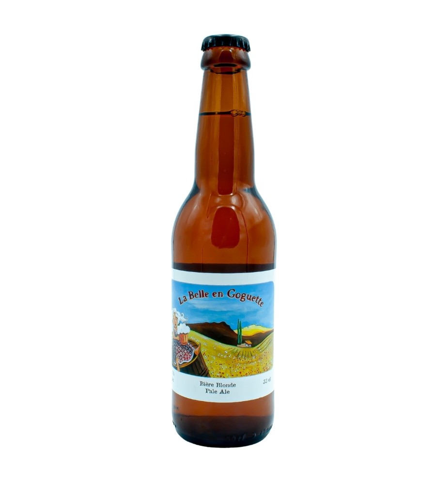 Bière Bio Blonde artisanale La Belle en Goguette 33cl - Brasserie des Garrigues