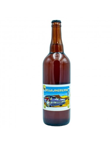 Bière Bio Blonde artisanale Belle Américaine 75cl - Brasserie des Garrigues