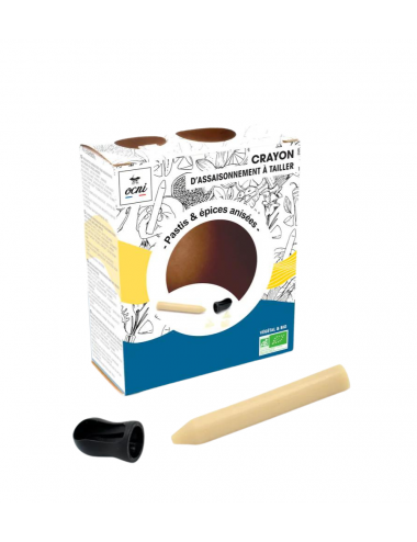 Crayon d'assaisonnement à tailler Pastis et épices anisées - OCNI
