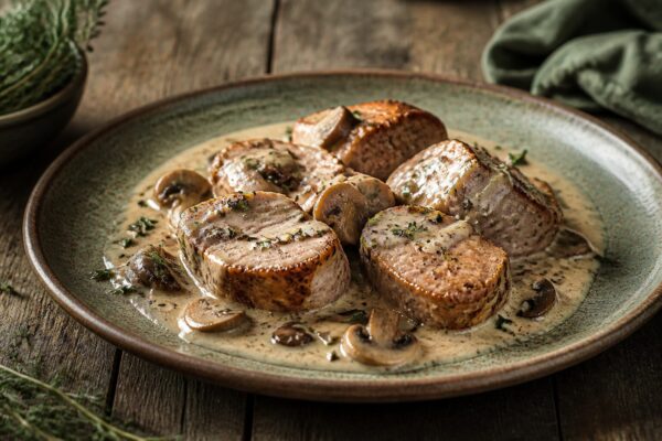 Filet mignon cookeo fondant sauce crème herbes de Provence