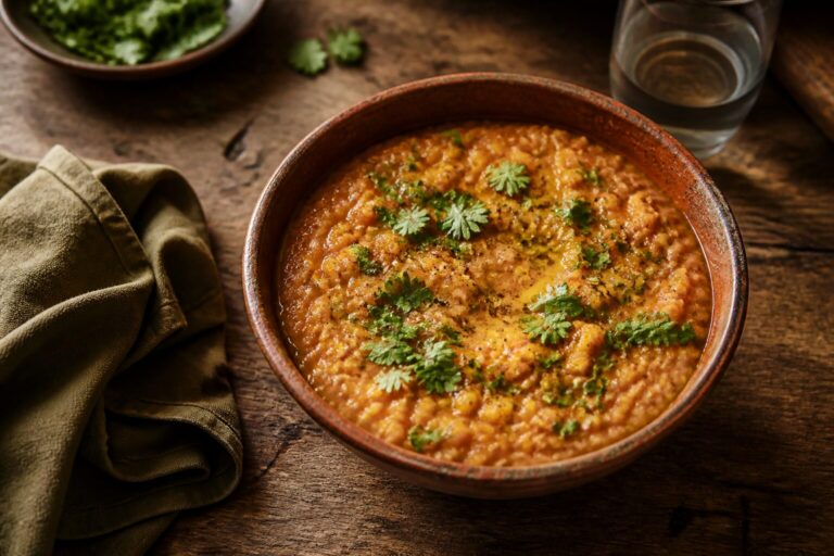 Dahl lentille corail : la recette crémeuse en 35 minutes