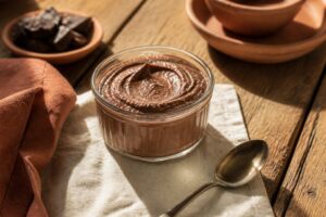 Mousse au chocolat à tomber par terre servie en ramequin