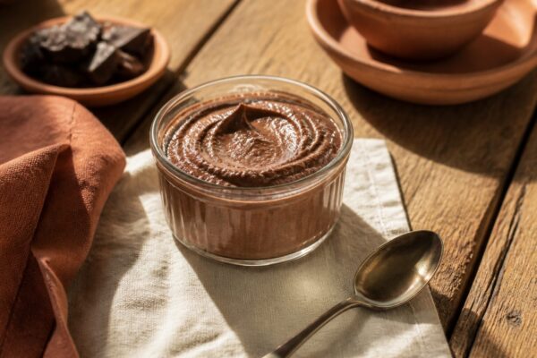 Mousse au chocolat à tomber par terre servie en ramequin