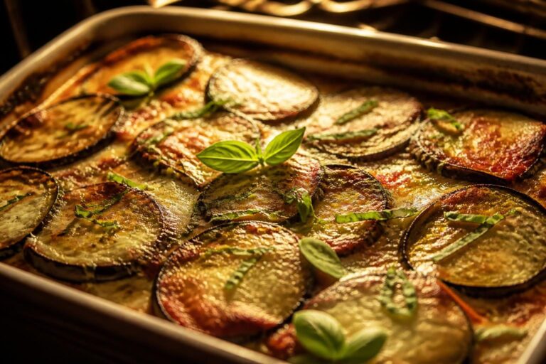 Aubergines grillées au four à l’italienne en 45 minutes