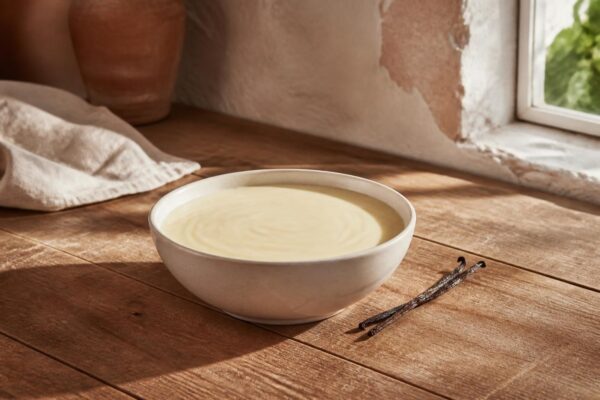 bol de crème anglaise recette maison onctueuse avec gousse de vanille