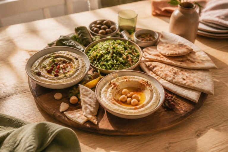 Mezze libanais : composer un plateau digne du Liban