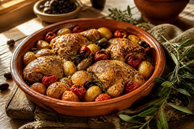 Recette avec du poulet aux herbes de Provence