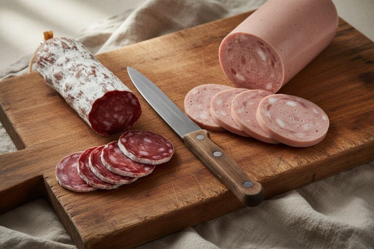 Quelle est la différence entre saucisson sec et saucisson cuit ?