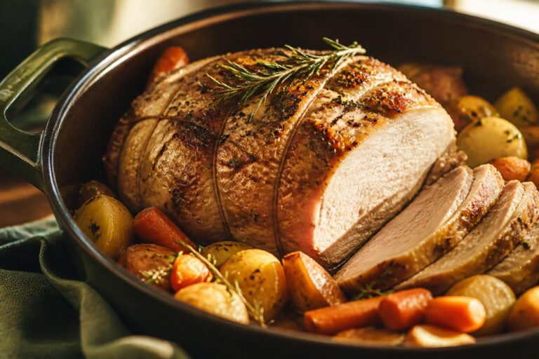 Rôti de porc en cocotte : la recette fondante et parfumée